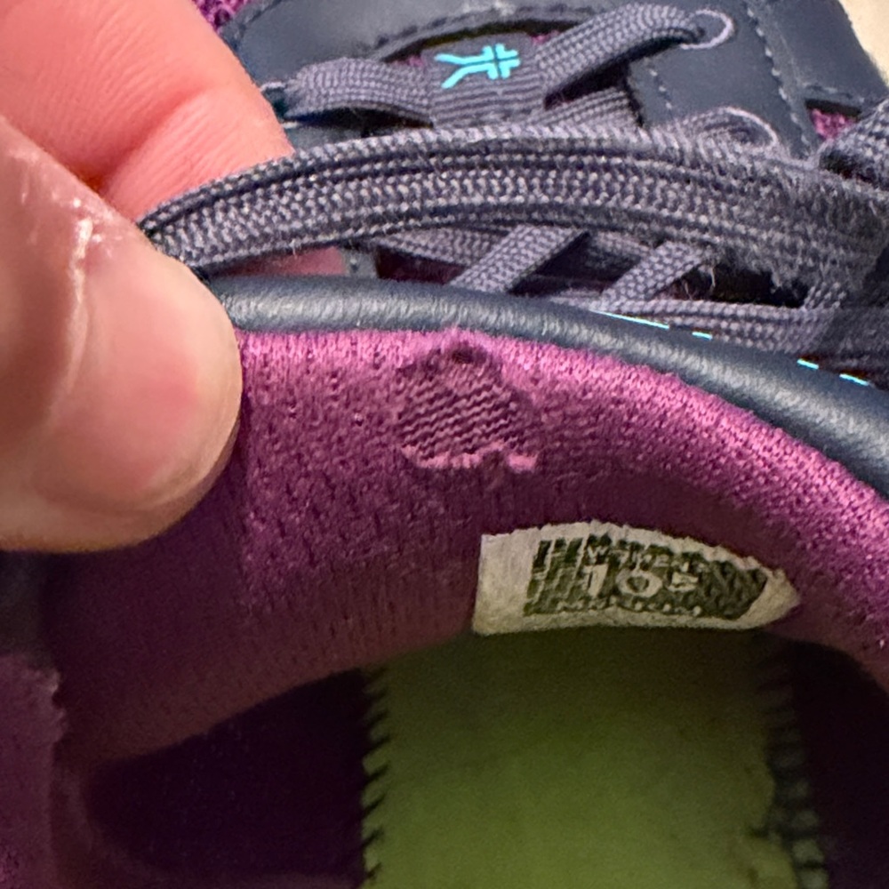 KURU Quantum 2 Womens 10.5 Walking Shoes Purple Black Comfort Sneaker EU42 - Picture 11 of 16